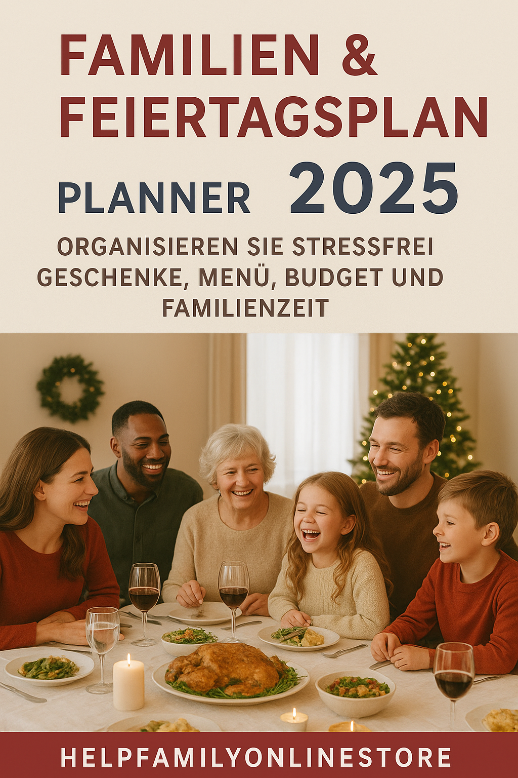 Familienplaner – Stressfreie Organisation für Vielbeschäftigte Familien - 2025 DE